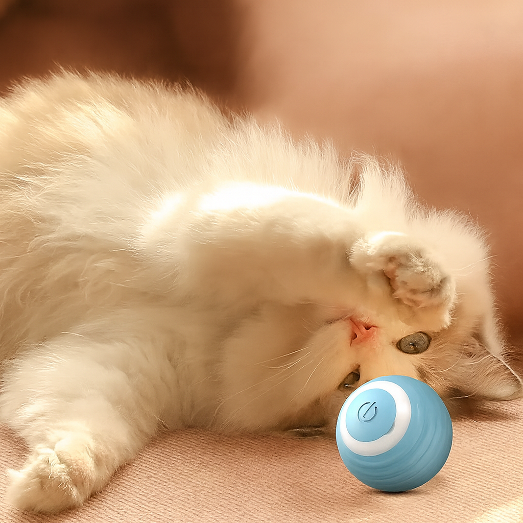 Pelota Inteligente Interactiva para Gatos