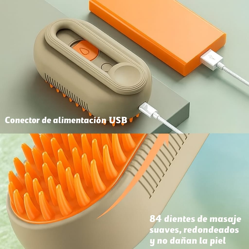 Peludito Clean - Cepillo 3 en 1